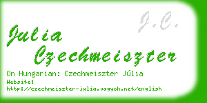 julia czechmeiszter business card