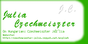 julia czechmeiszter business card